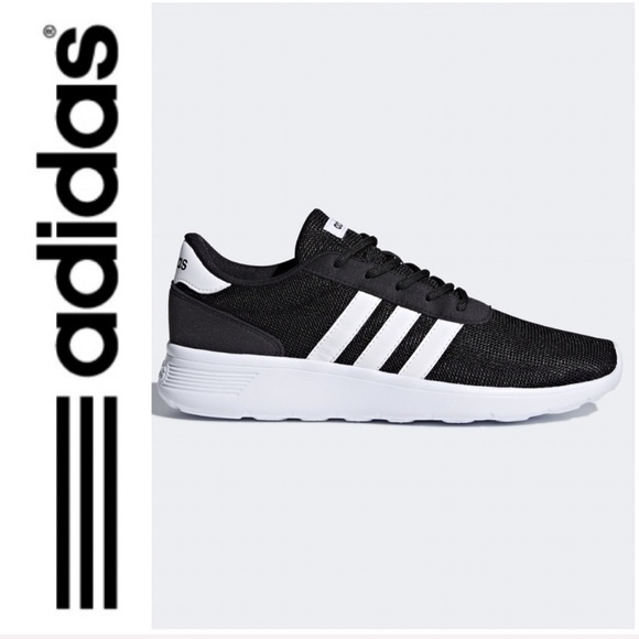 adidas Shoes - BRAND NEW Adidas lite racer shoes black white
